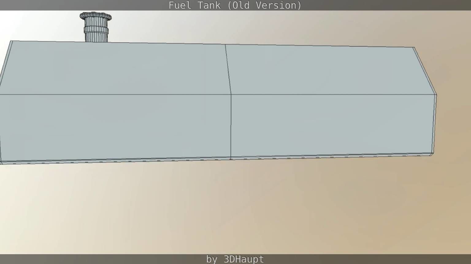 Fuel Tank Old Version Low-poly 3D model_60