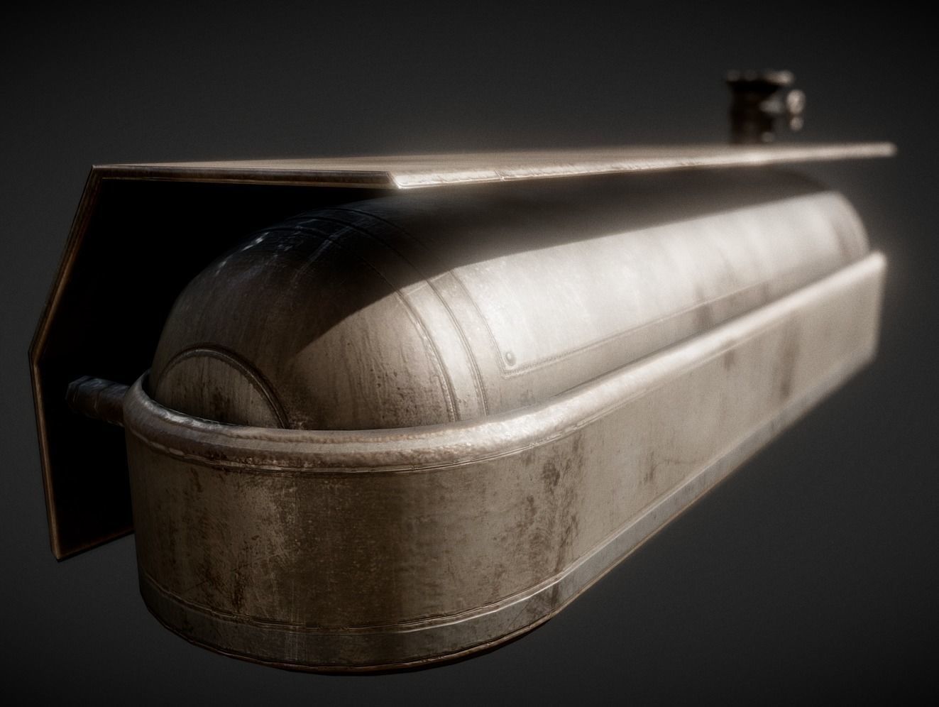 Fuel Tank Old Version Low-poly 3D model_6