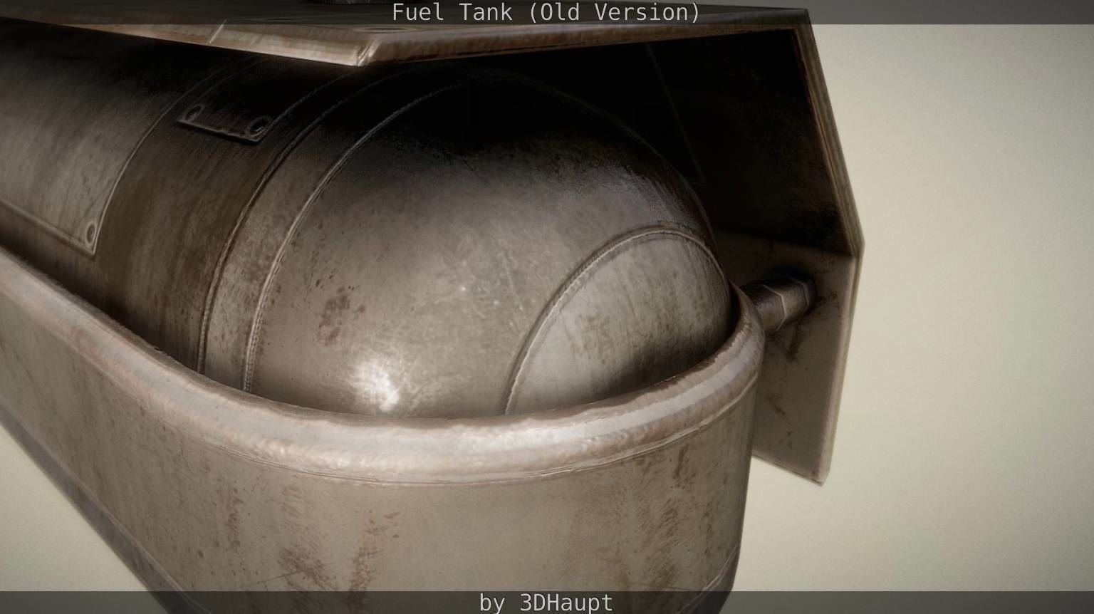 Fuel Tank Old Version Low-poly 3D model_111