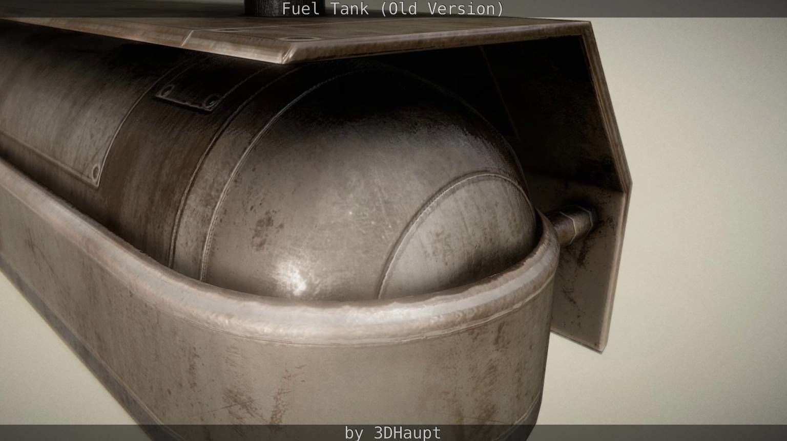 Fuel Tank Old Version Low-poly 3D model_110