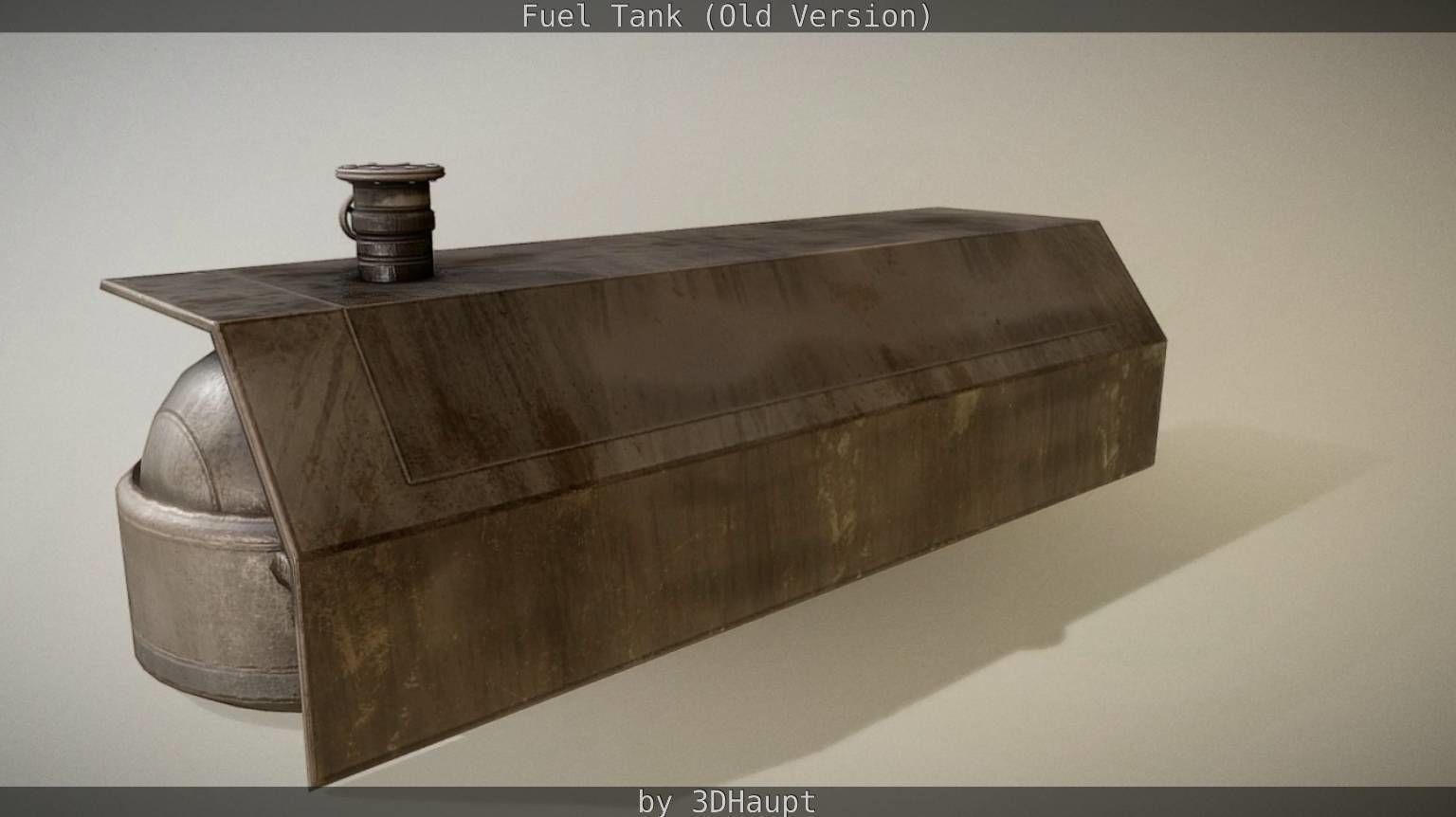 Fuel Tank Old Version Low-poly 3D model_52
