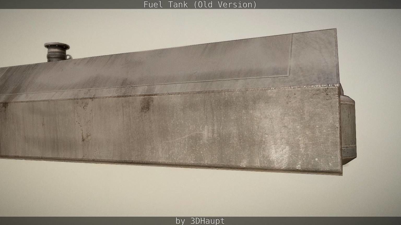 Fuel Tank Old Version Low-poly 3D model_99