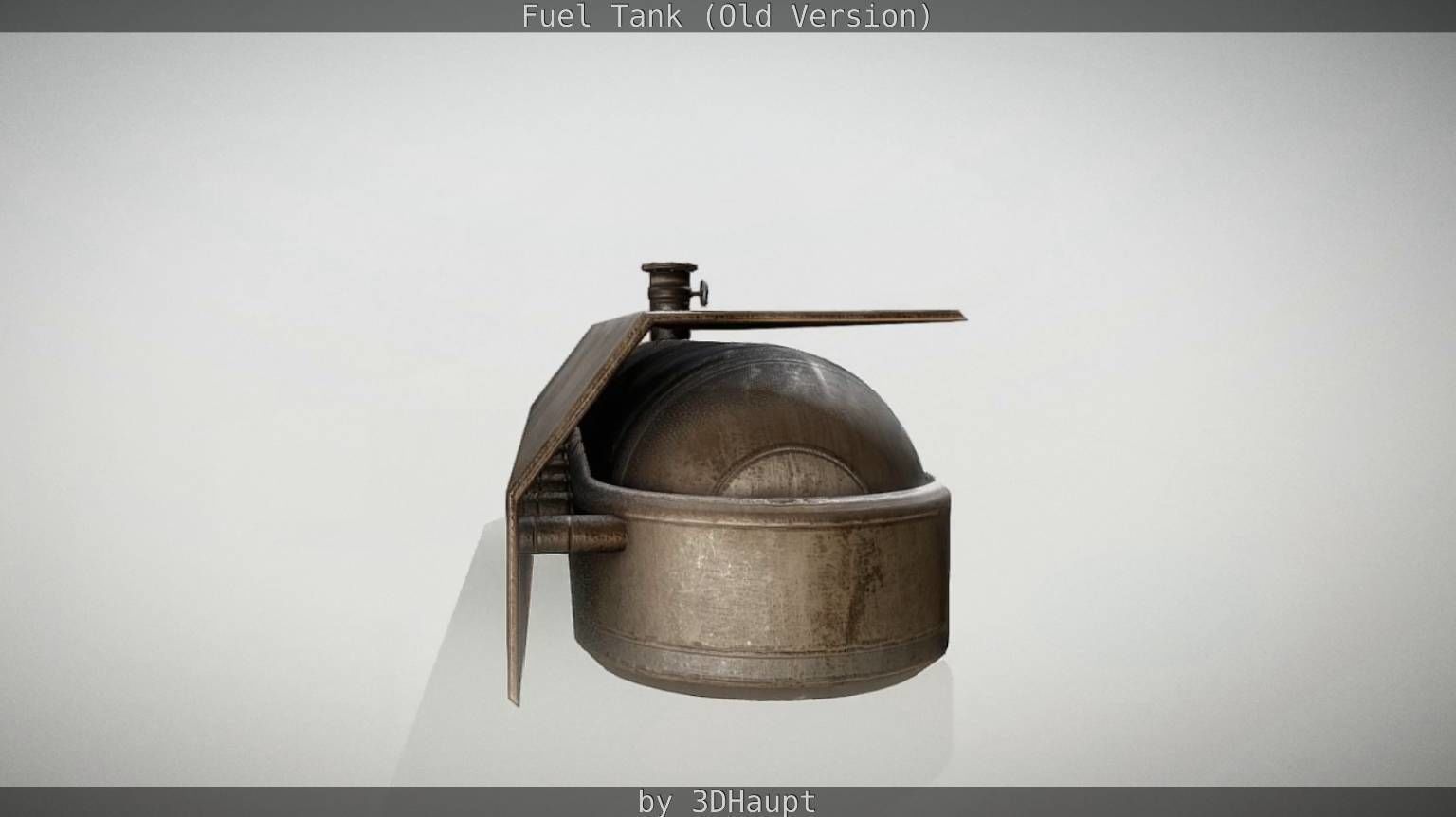 Fuel Tank Old Version Low-poly 3D model_129