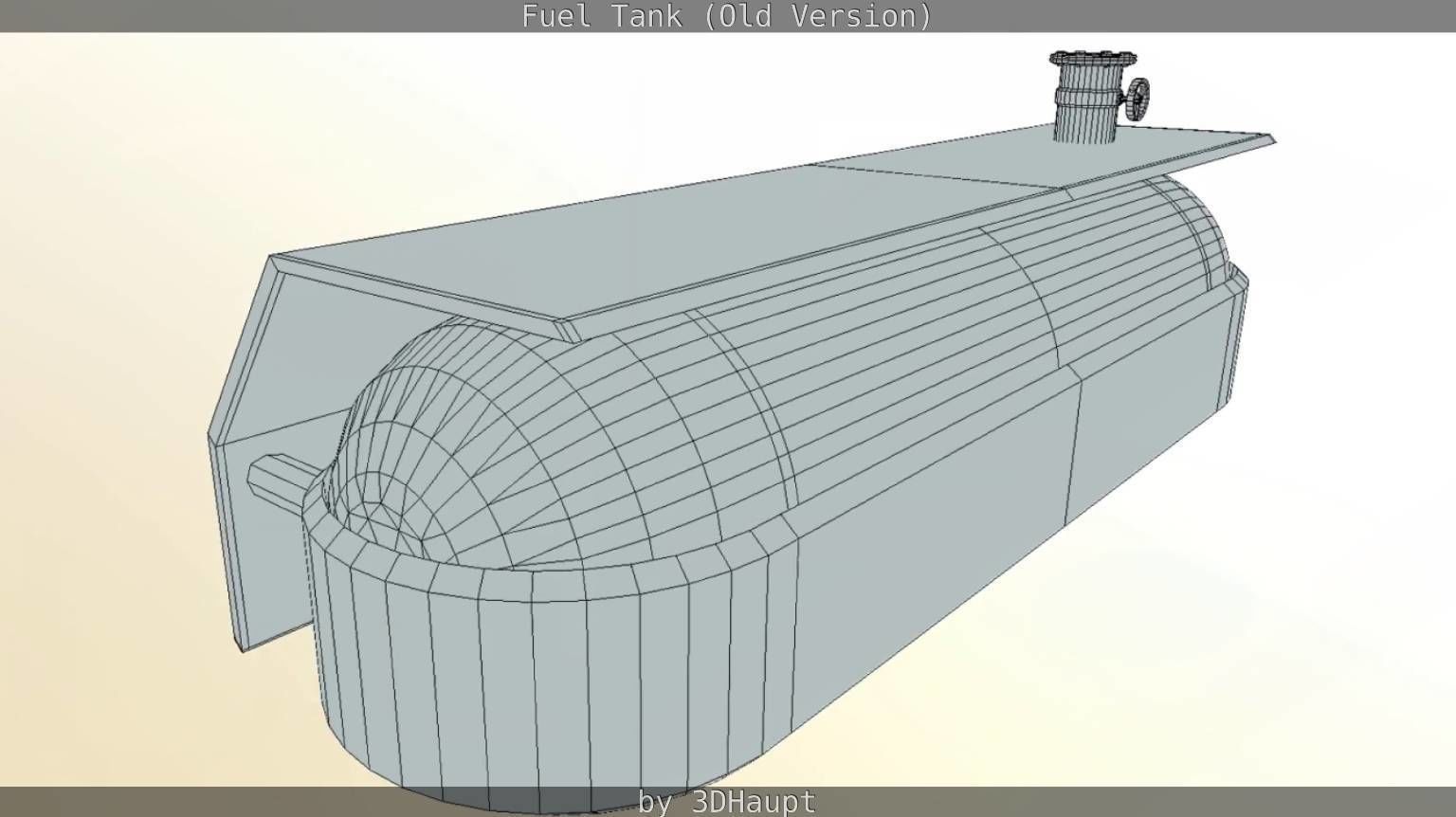 Fuel Tank Old Version Low-poly 3D model_72