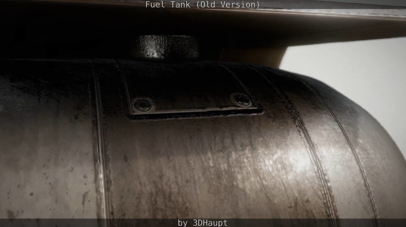 Fuel Tank Old Version Low-poly 3D model_123