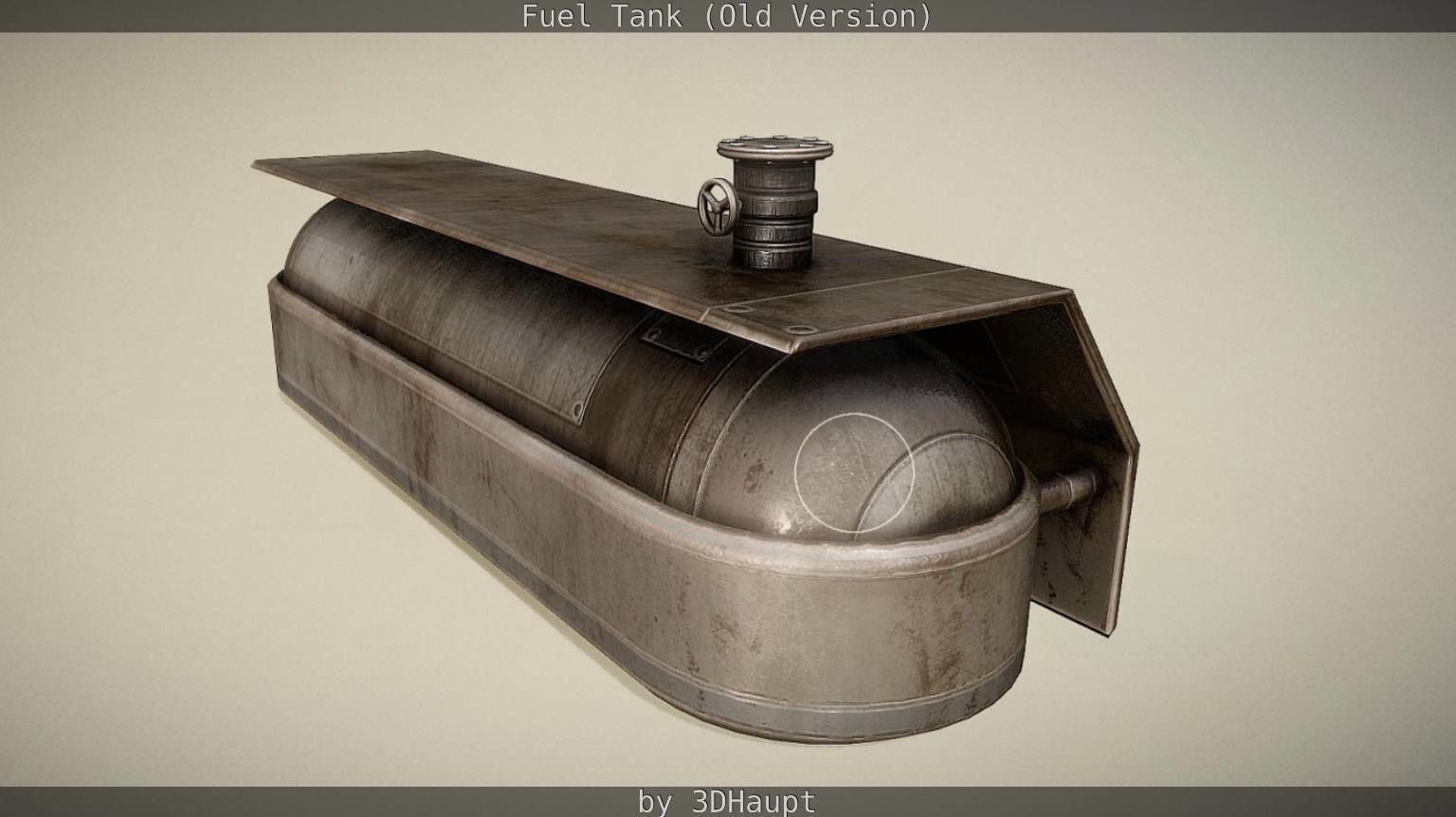 Fuel Tank Old Version Low-poly 3D model_107