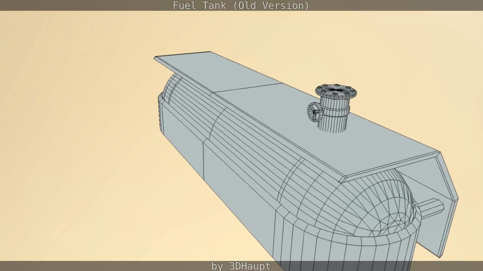 Fuel Tank Old Version Low-poly 3D model_55