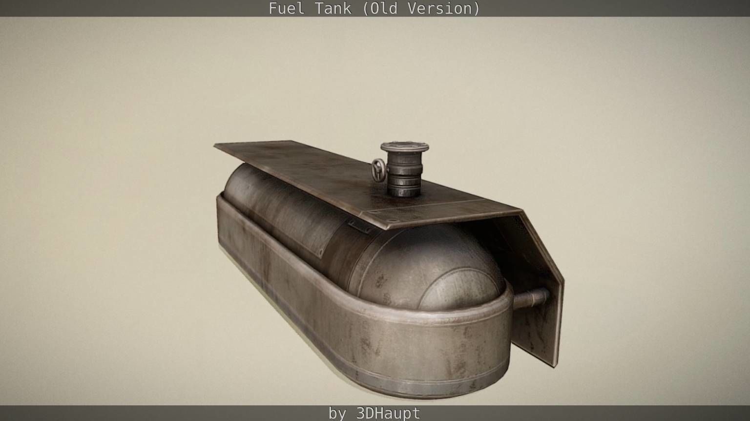 Fuel Tank Old Version Low-poly 3D model_29