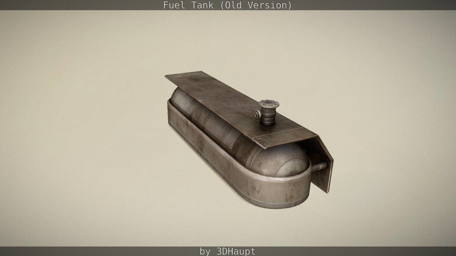 Fuel Tank Old Version Low-poly 3D model_59
