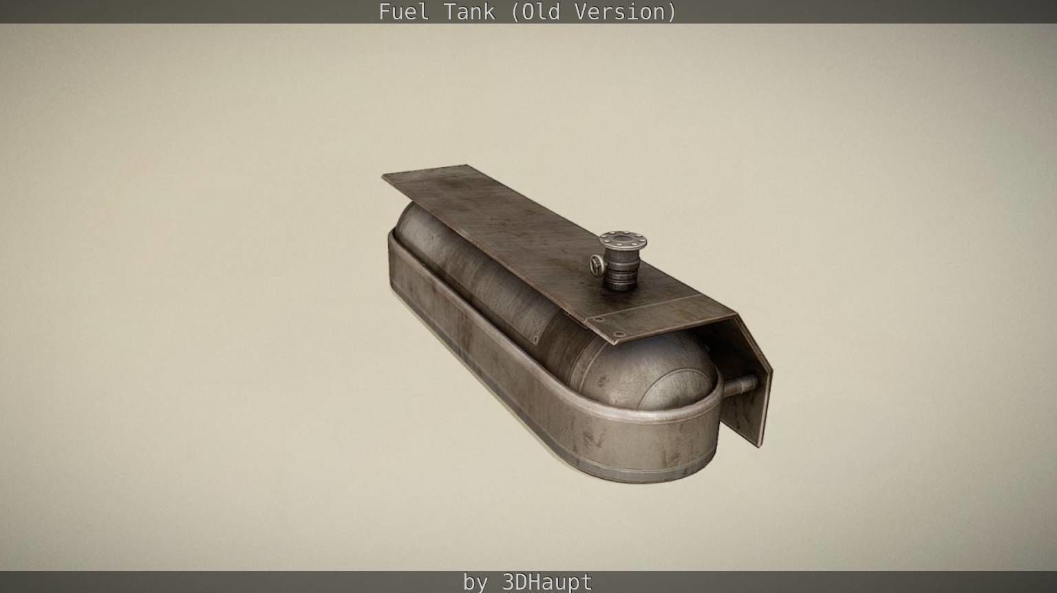 Fuel Tank Old Version Low-poly 3D model_43