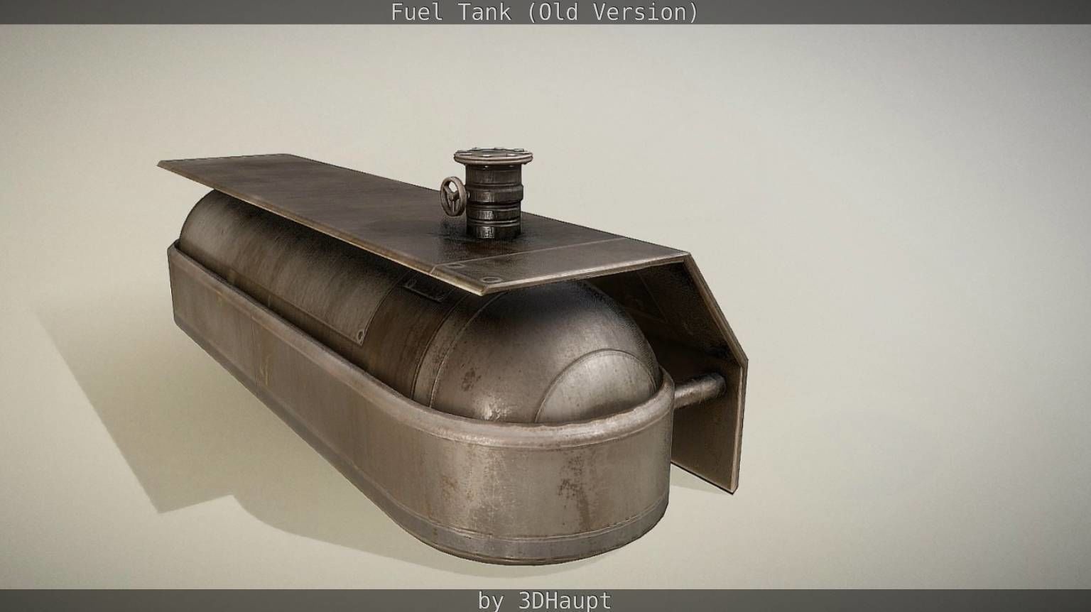 Fuel Tank Old Version Low-poly 3D model_38