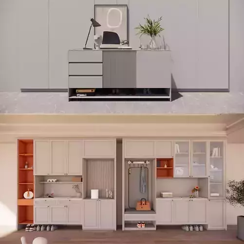 Hallway Furniture -B7 3D model