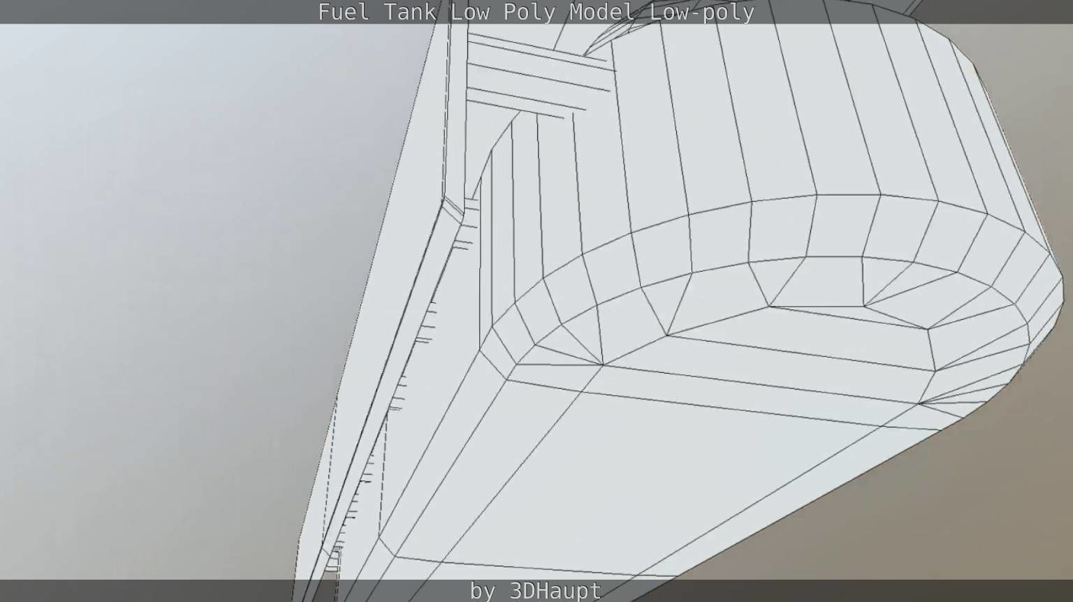 Fuel Tank Low Poly Model Low-poly 3D model_16