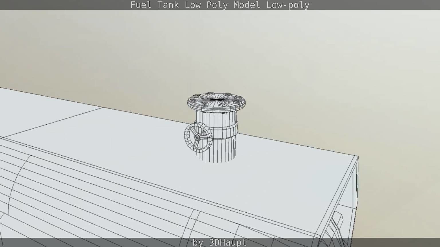 Fuel Tank Low Poly Model Low-poly 3D model_46