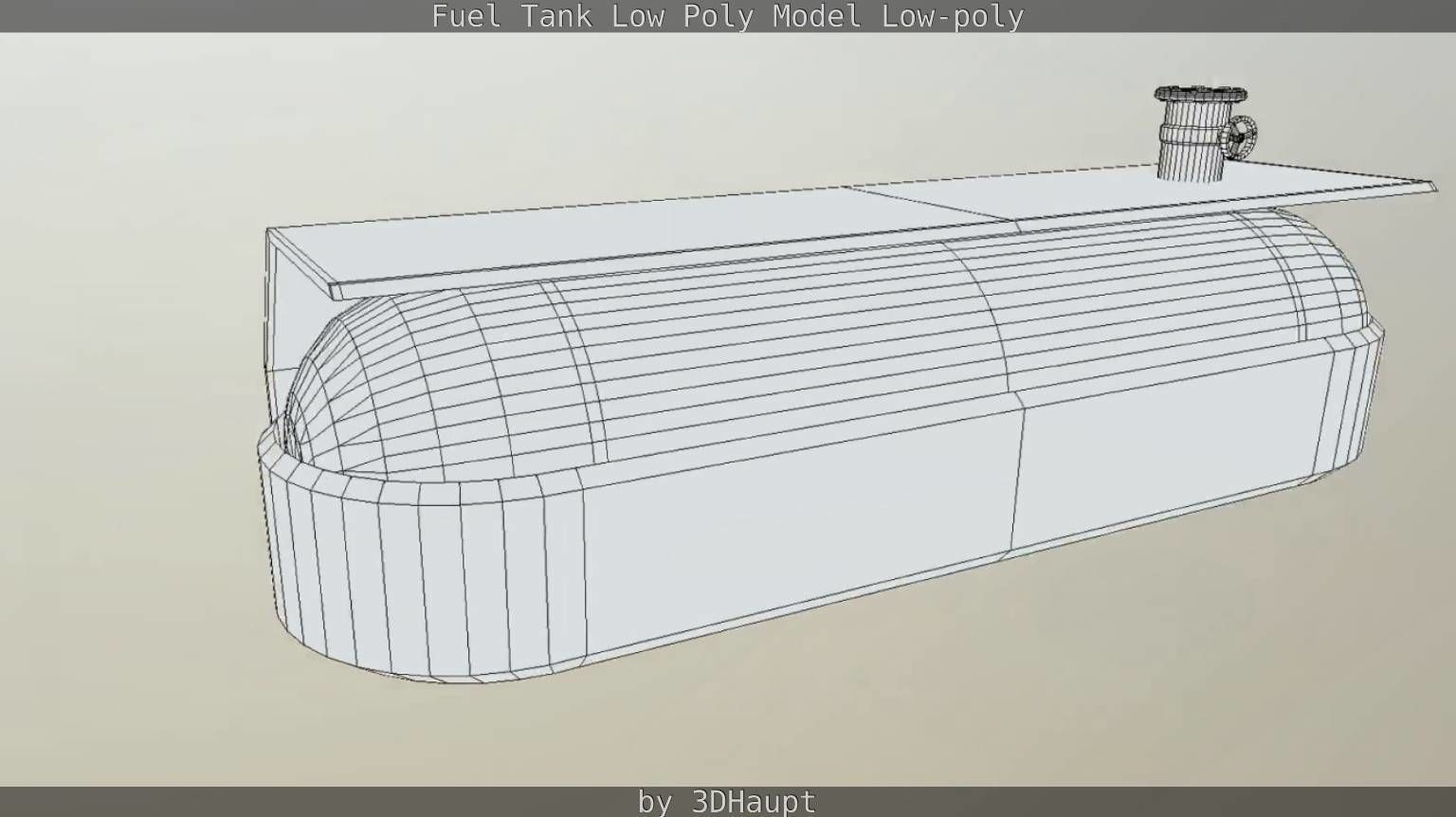 Fuel Tank Low Poly Model Low-poly 3D model_10