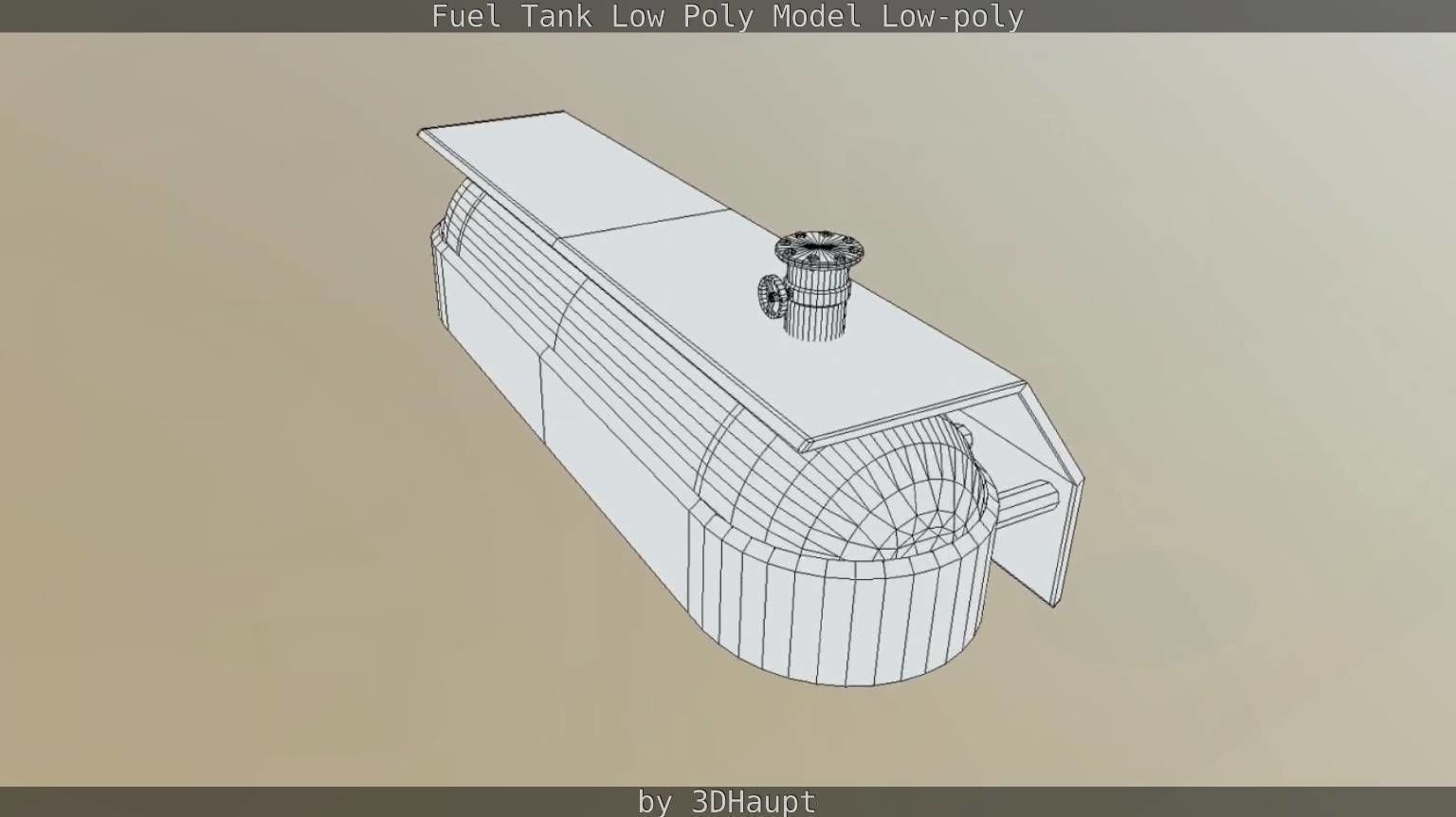 Fuel Tank Low Poly Model Low-poly 3D model_60