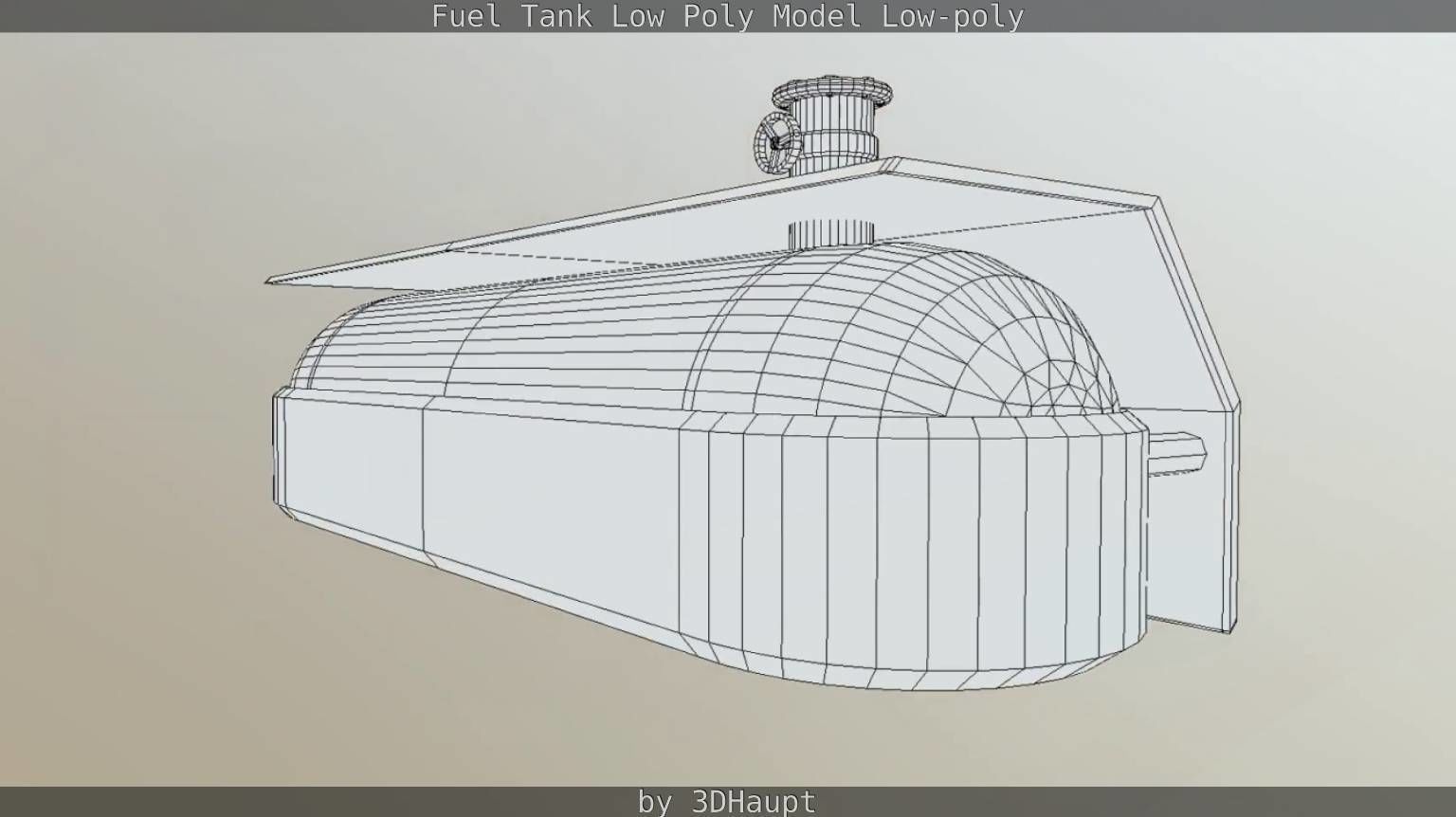 Fuel Tank Low Poly Model Low-poly 3D model_28
