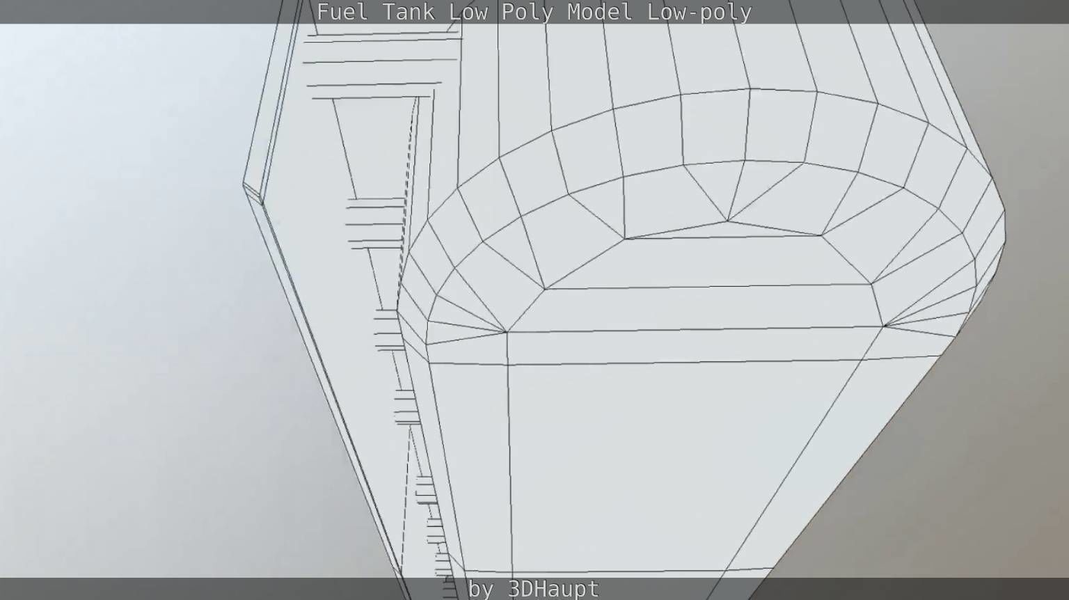 Fuel Tank Low Poly Model Low-poly 3D model_17
