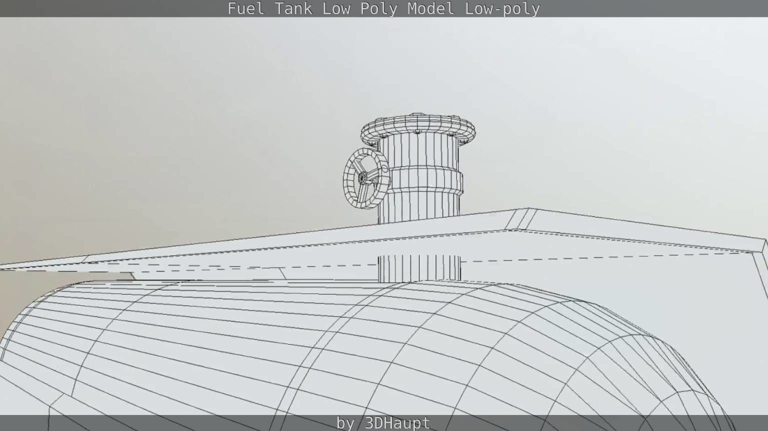 Fuel Tank Low Poly Model Low-poly 3D model_29