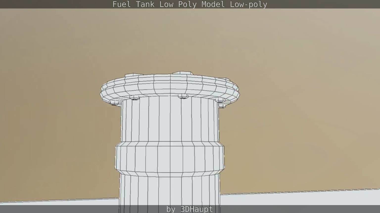 Fuel Tank Low Poly Model Low-poly 3D model_40