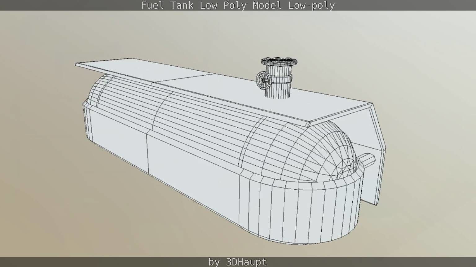 Fuel Tank Low Poly Model Low-poly 3D model_7