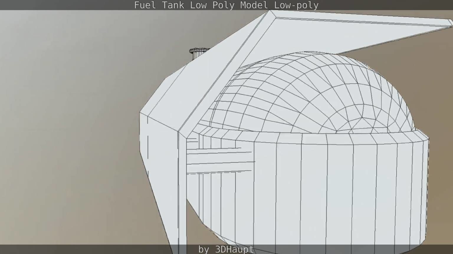 Fuel Tank Low Poly Model Low-poly 3D model_15