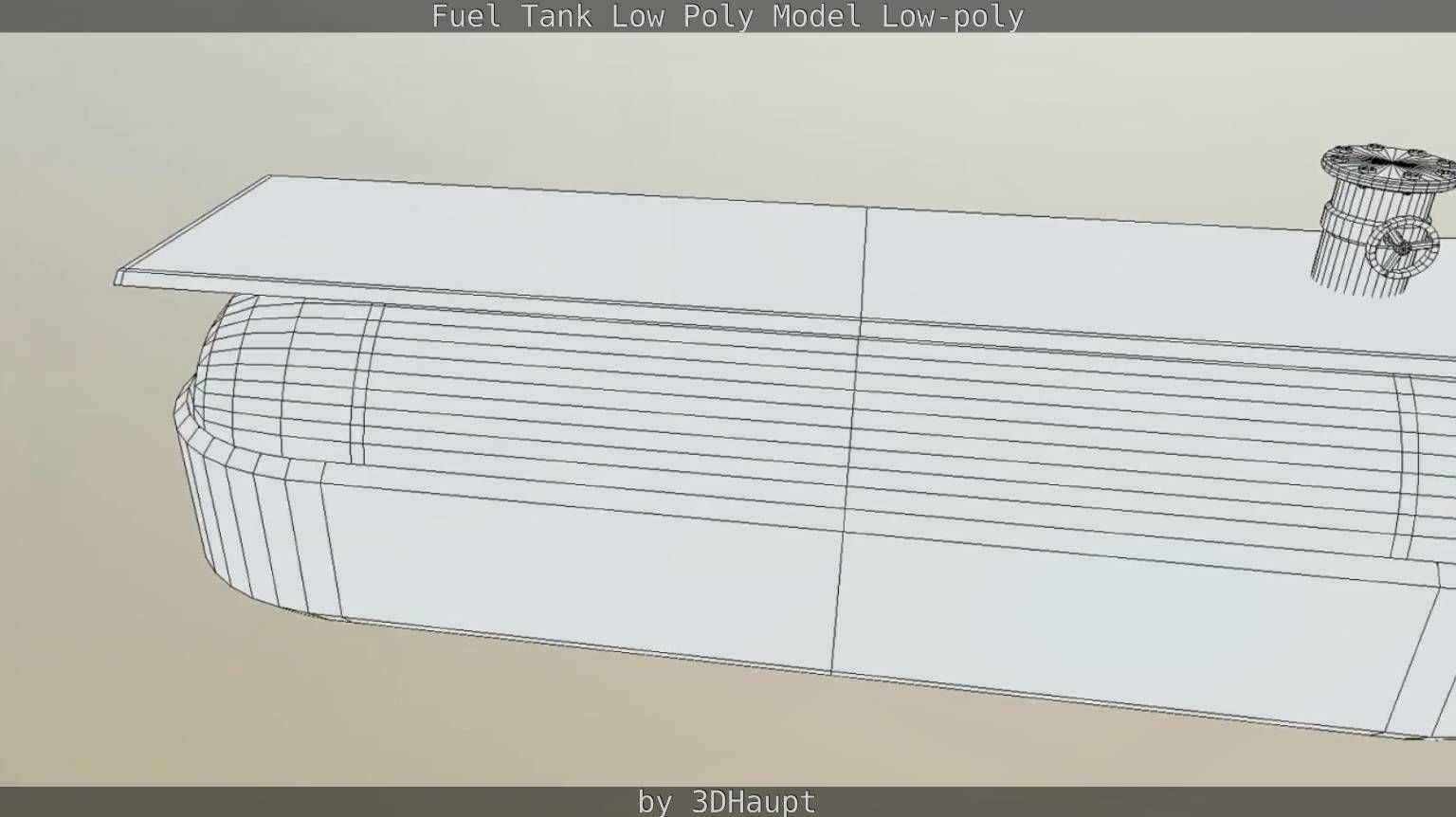 Fuel Tank Low Poly Model Low-poly 3D model_9