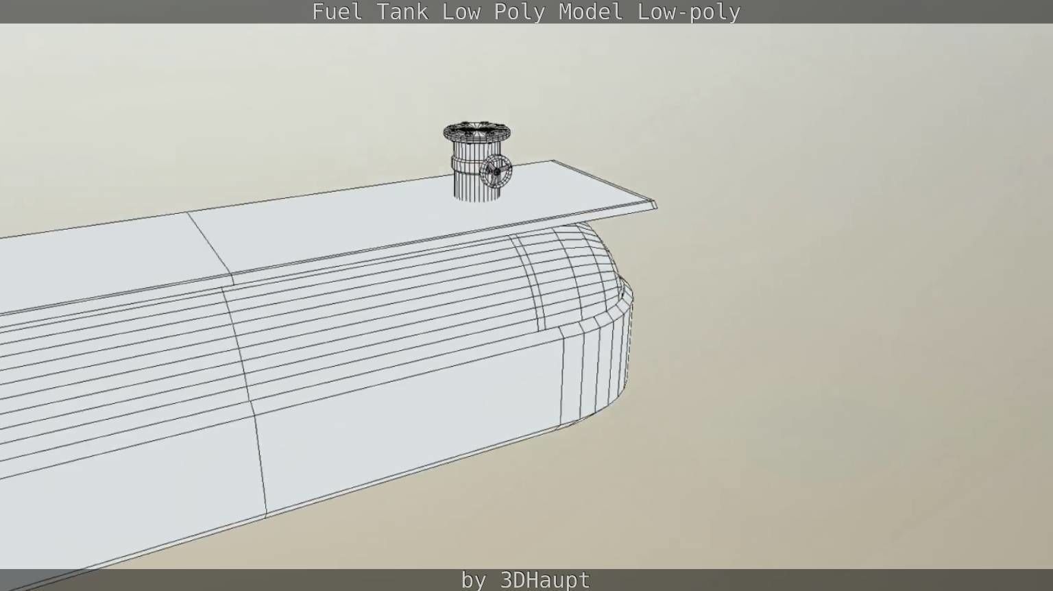 Fuel Tank Low Poly Model Low-poly 3D model_53