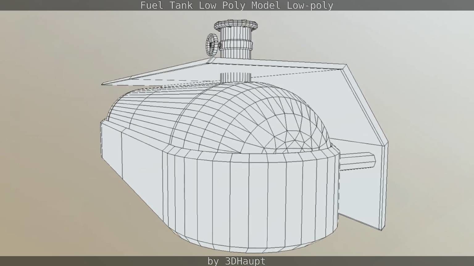 Fuel Tank Low Poly Model Low-poly 3D model_50