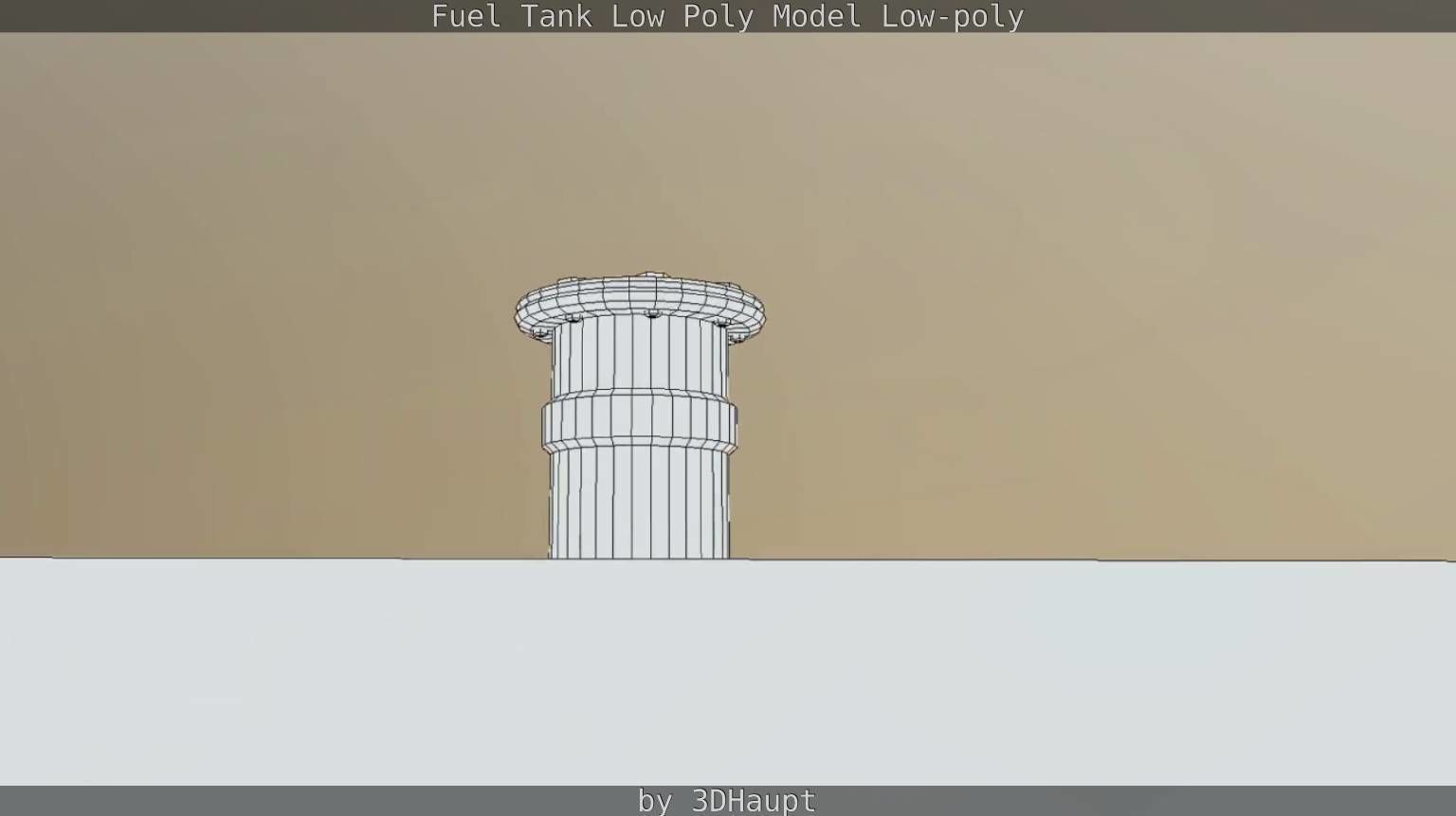 Fuel Tank Low Poly Model Low-poly 3D model_42