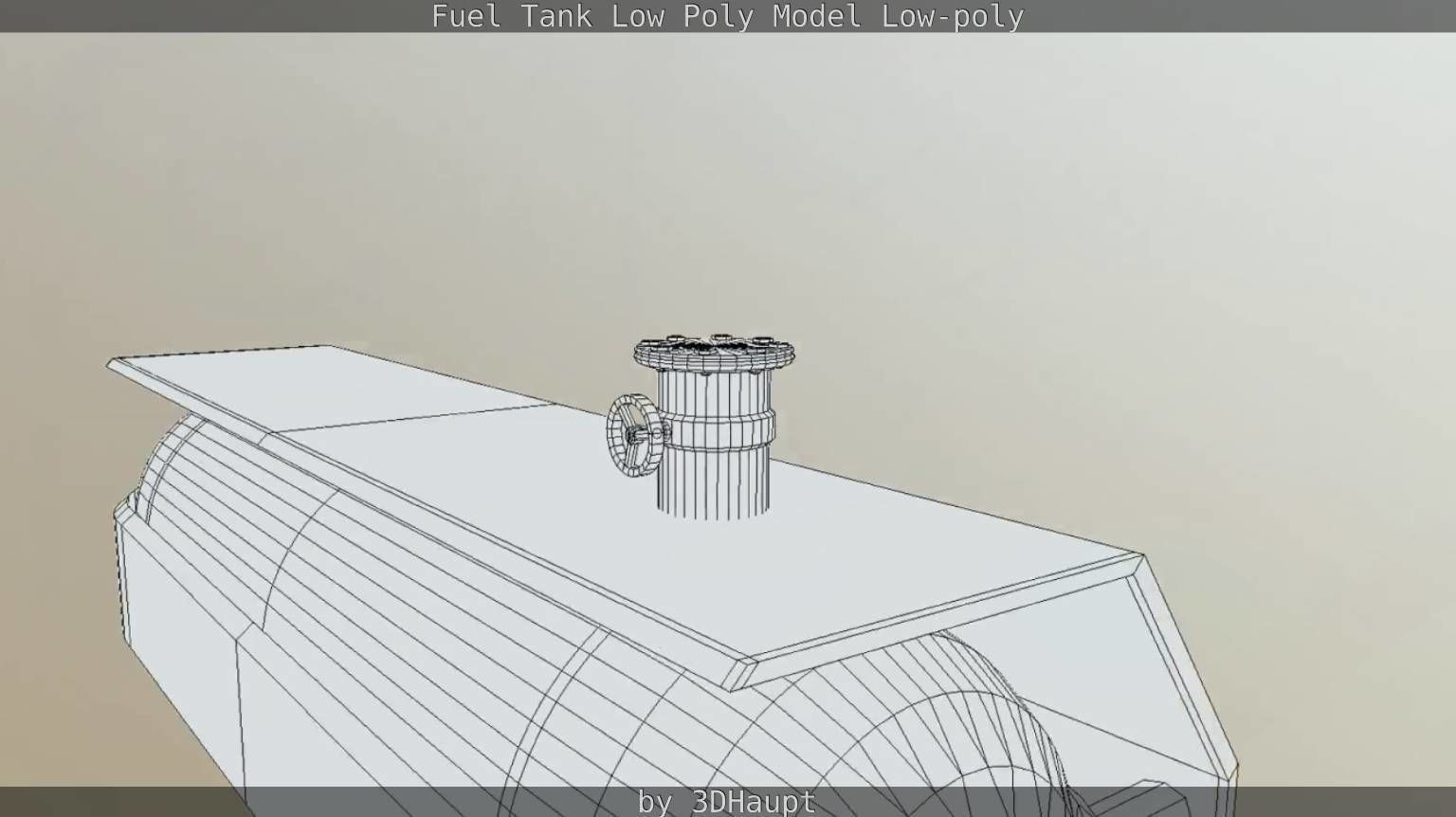 Fuel Tank Low Poly Model Low-poly 3D model_47