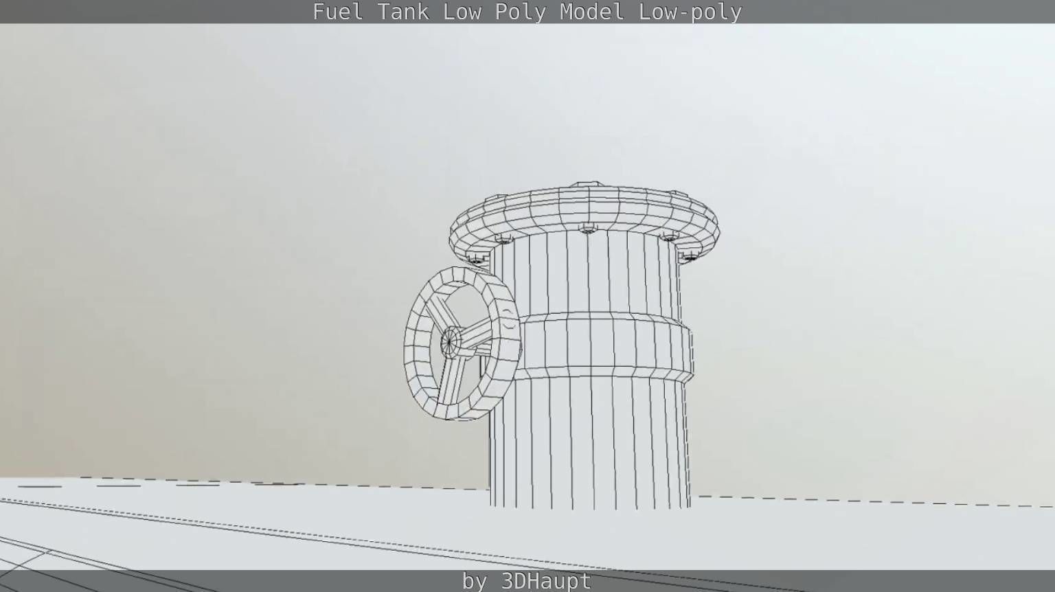 Fuel Tank Low Poly Model Low-poly 3D model_30