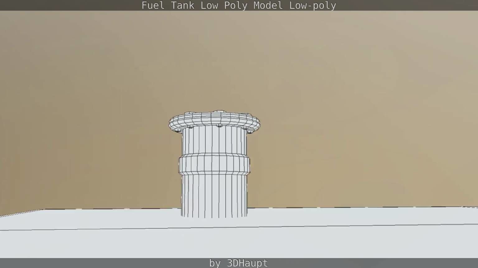 Fuel Tank Low Poly Model Low-poly 3D model_41