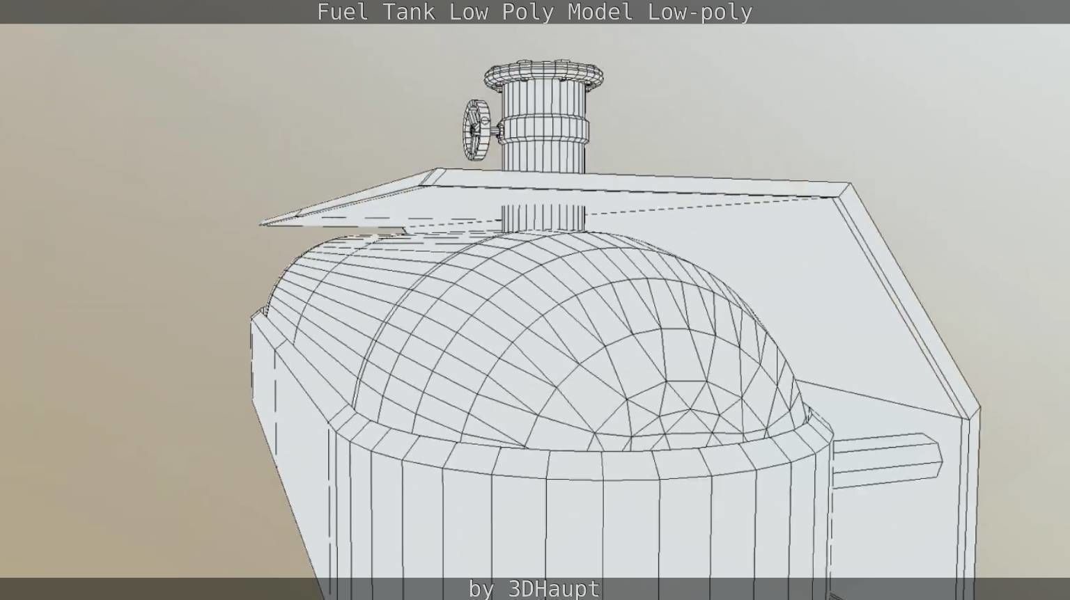 Fuel Tank Low Poly Model Low-poly 3D model_48