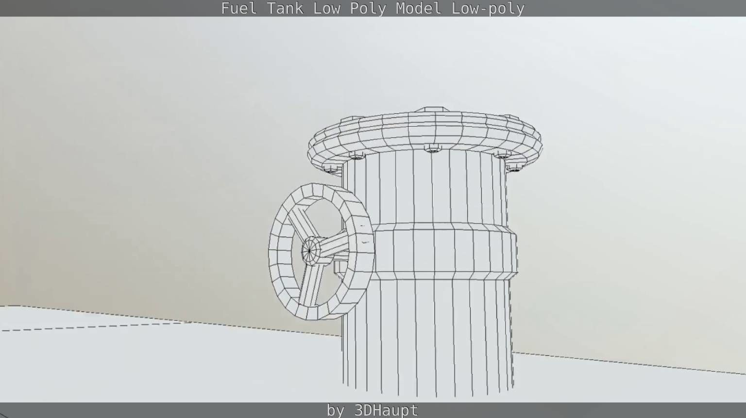 Fuel Tank Low Poly Model Low-poly 3D model_31