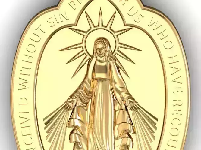 pendants mother maria 3D print model