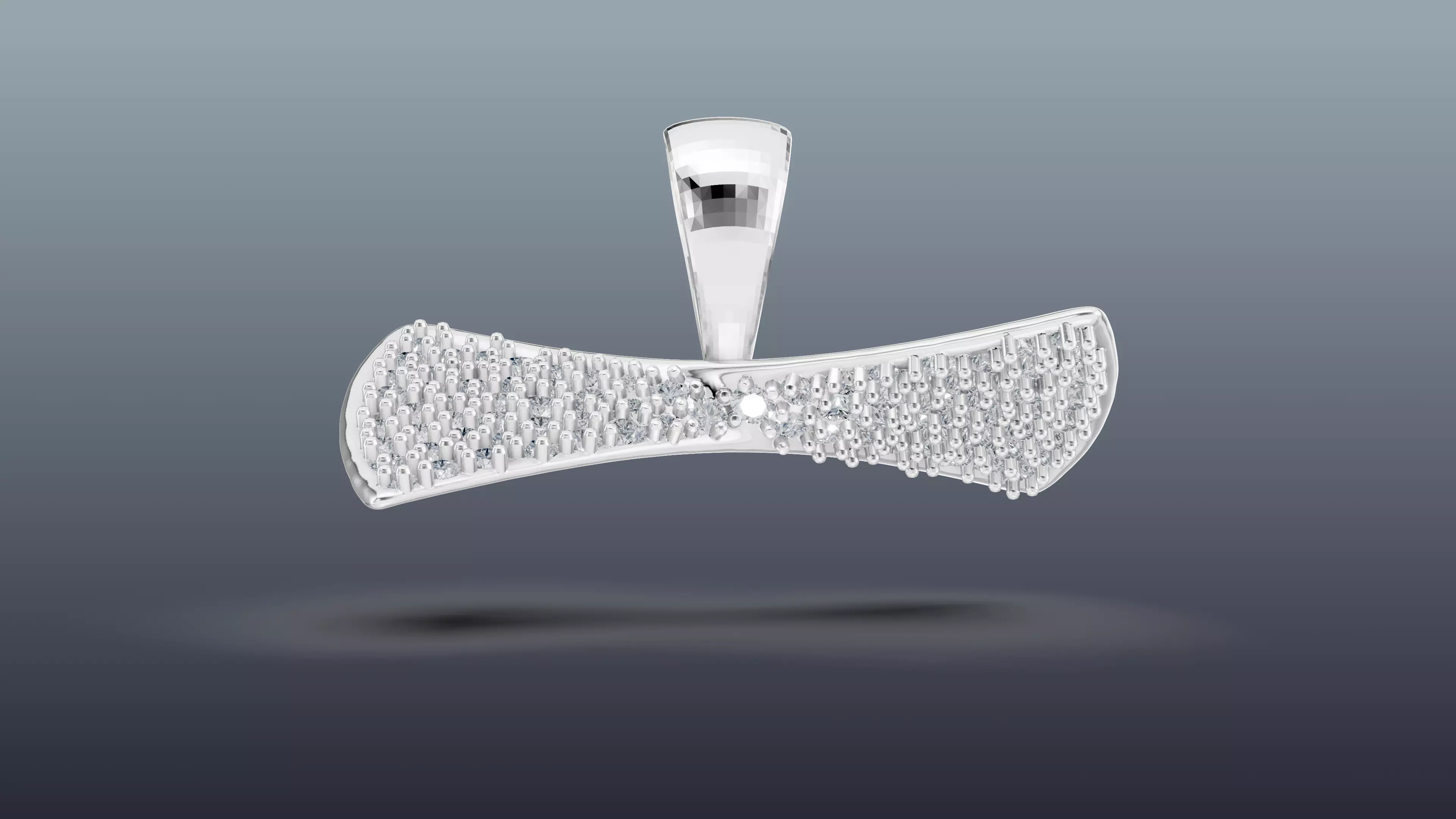 Cantilever Crest Pendant 3D print model