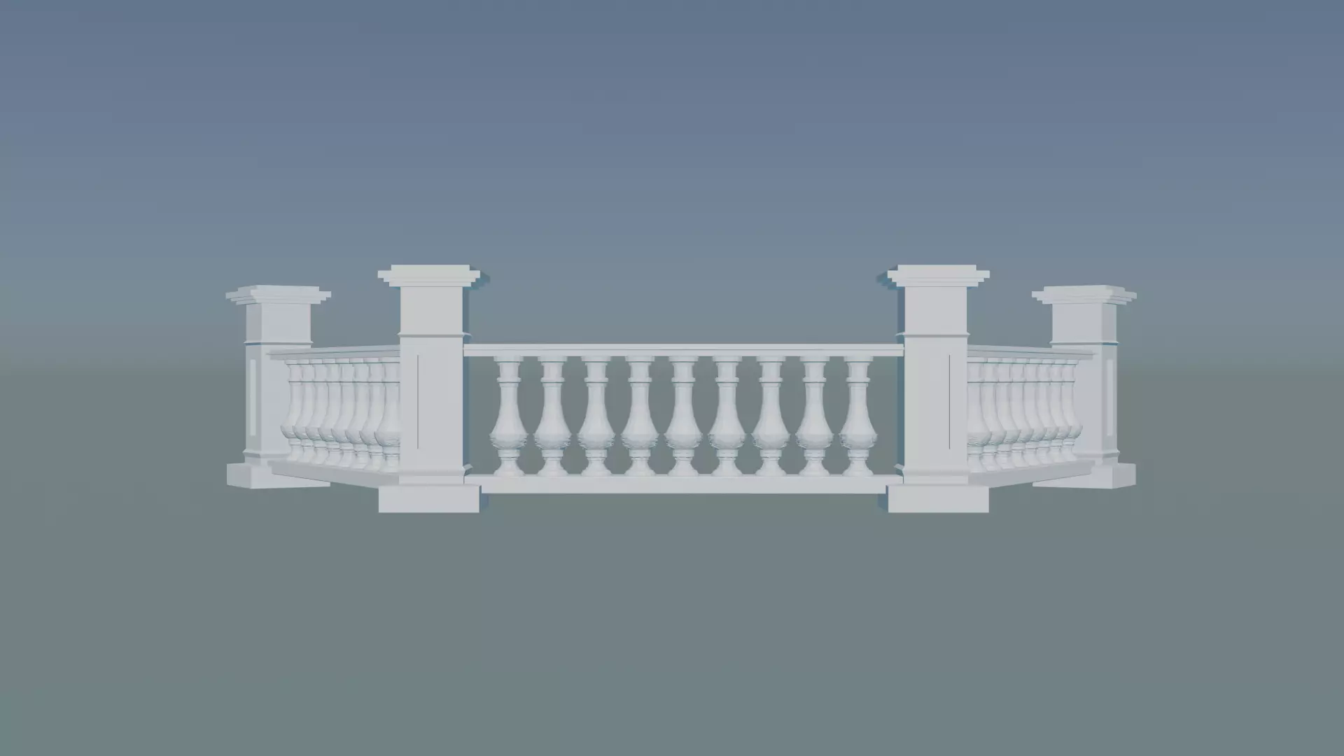 Balustrade 3D print model