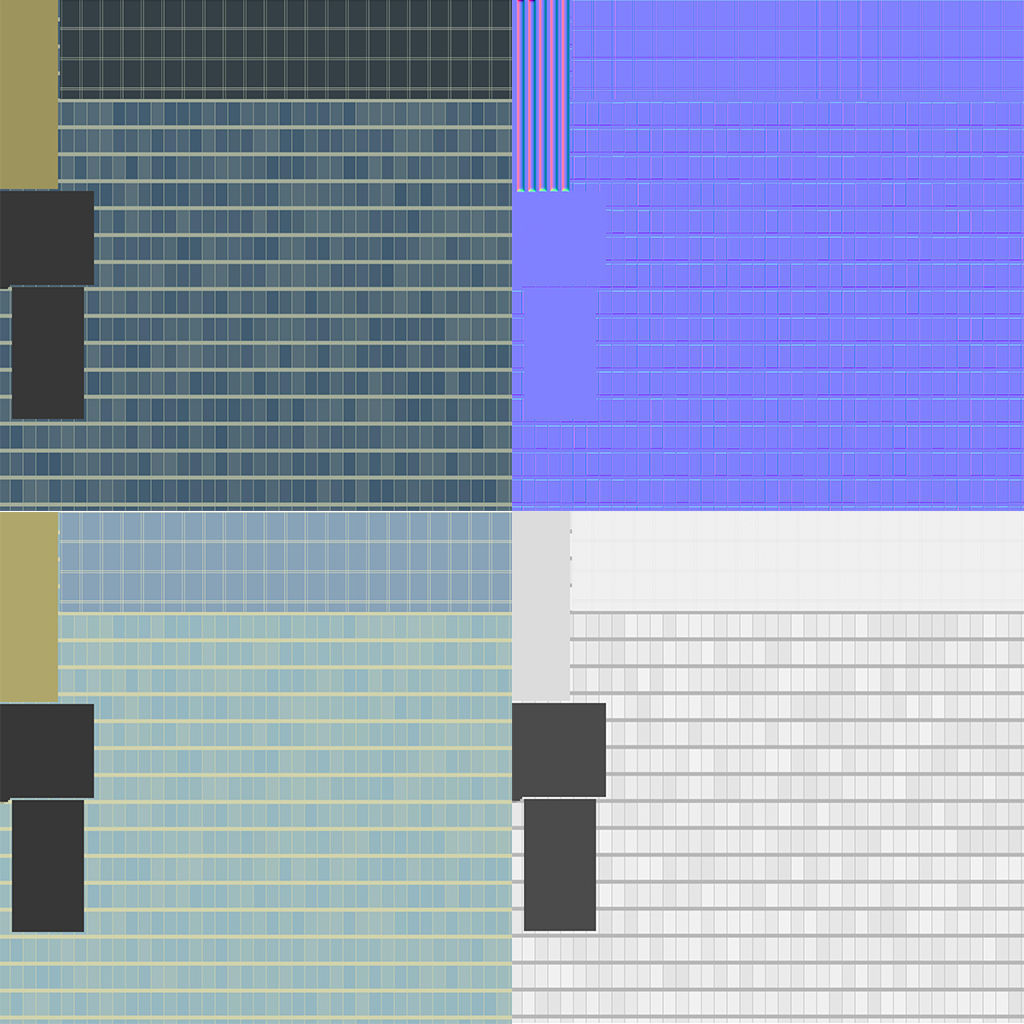 Burj Khalifa Low-poly 3D model_5