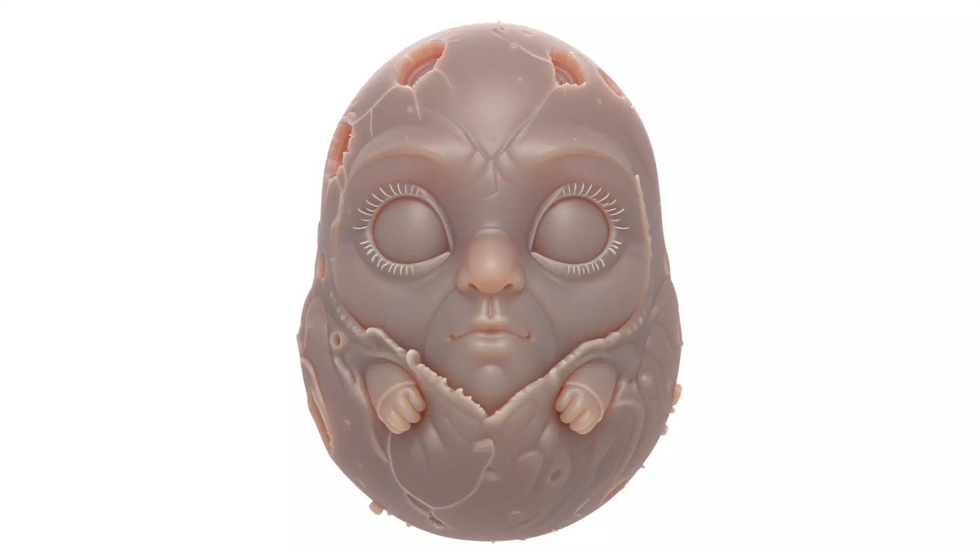 Baby Egg 3 3D print model