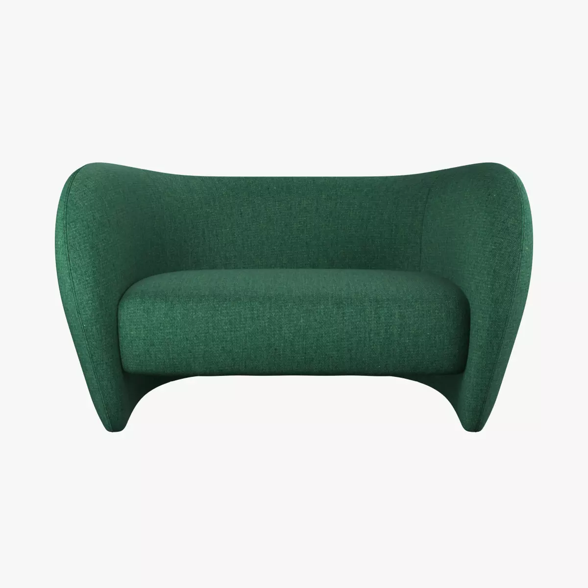 Genna Two Seater Sofa Fabric 3D model