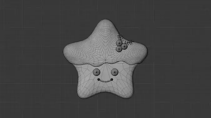 christmas cookie 3D model 5