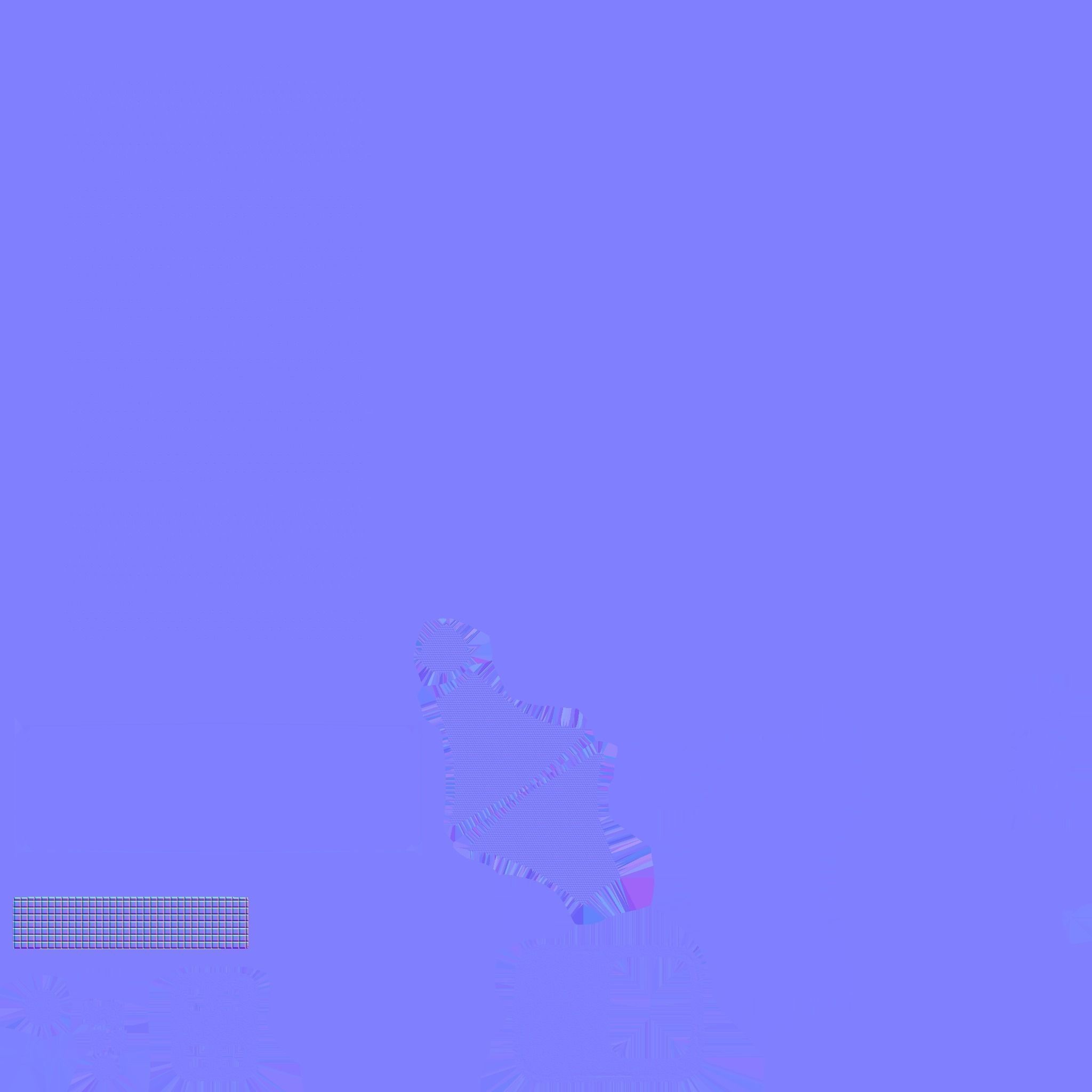 Air Hockey Table Low-poly 3D model_1