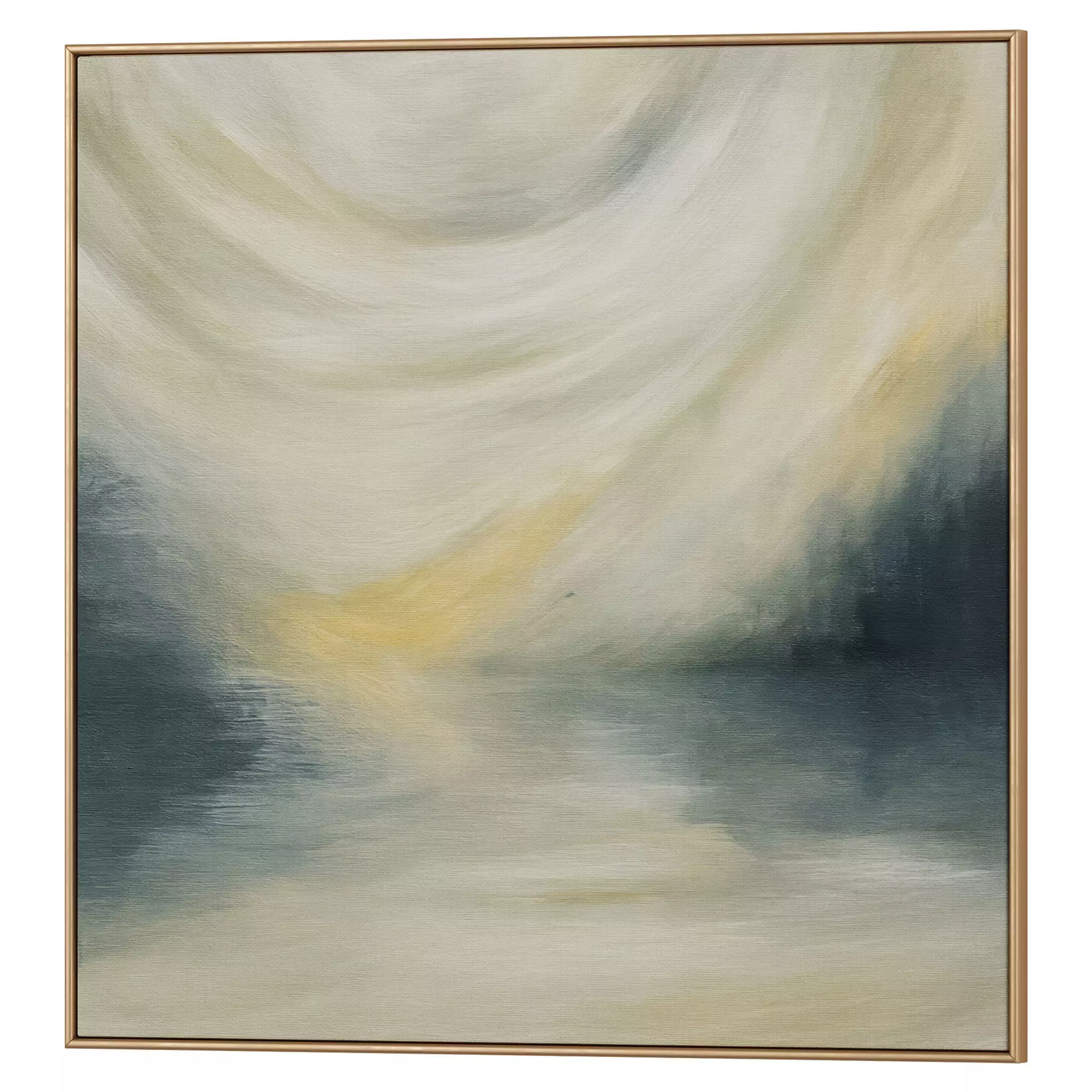 Set of 3 Abstract Paintings in Frames 3D model