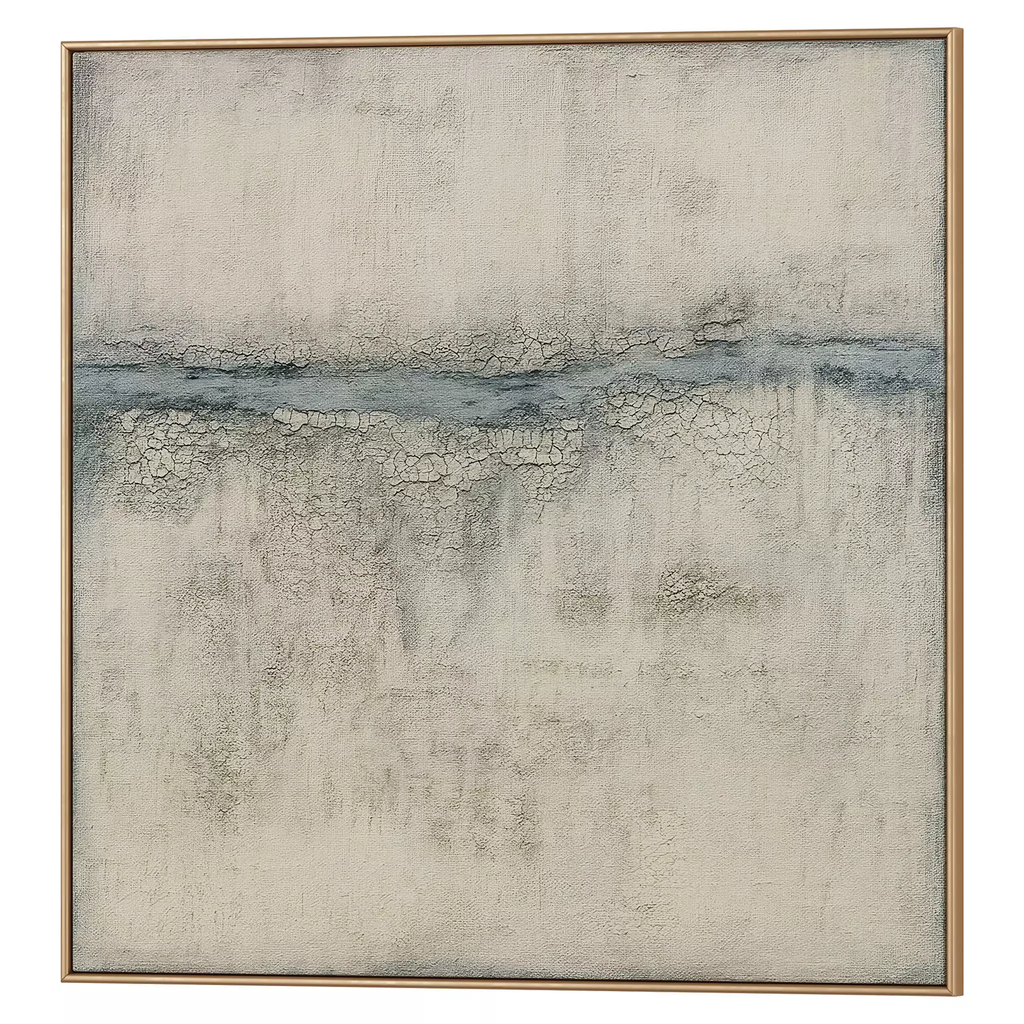 Set of 3 Abstract Paintings in Frames 3D model