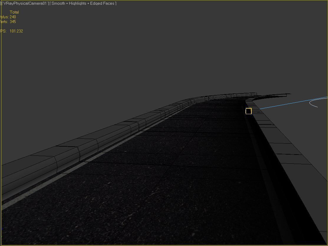 Road 3D Modal Free 3D model_2