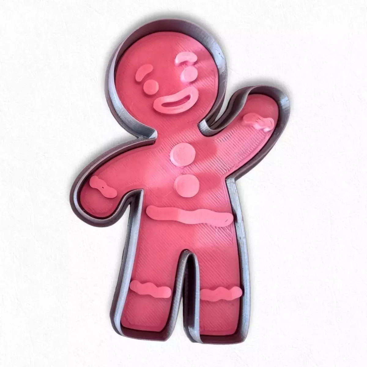 Gingerbread Man Cookie Cutter 9cm 3D print model