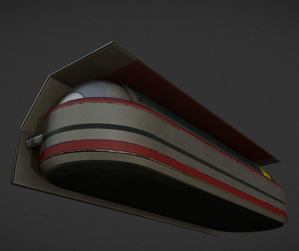 Fuel Tank Collection Low-poly 3D model_36