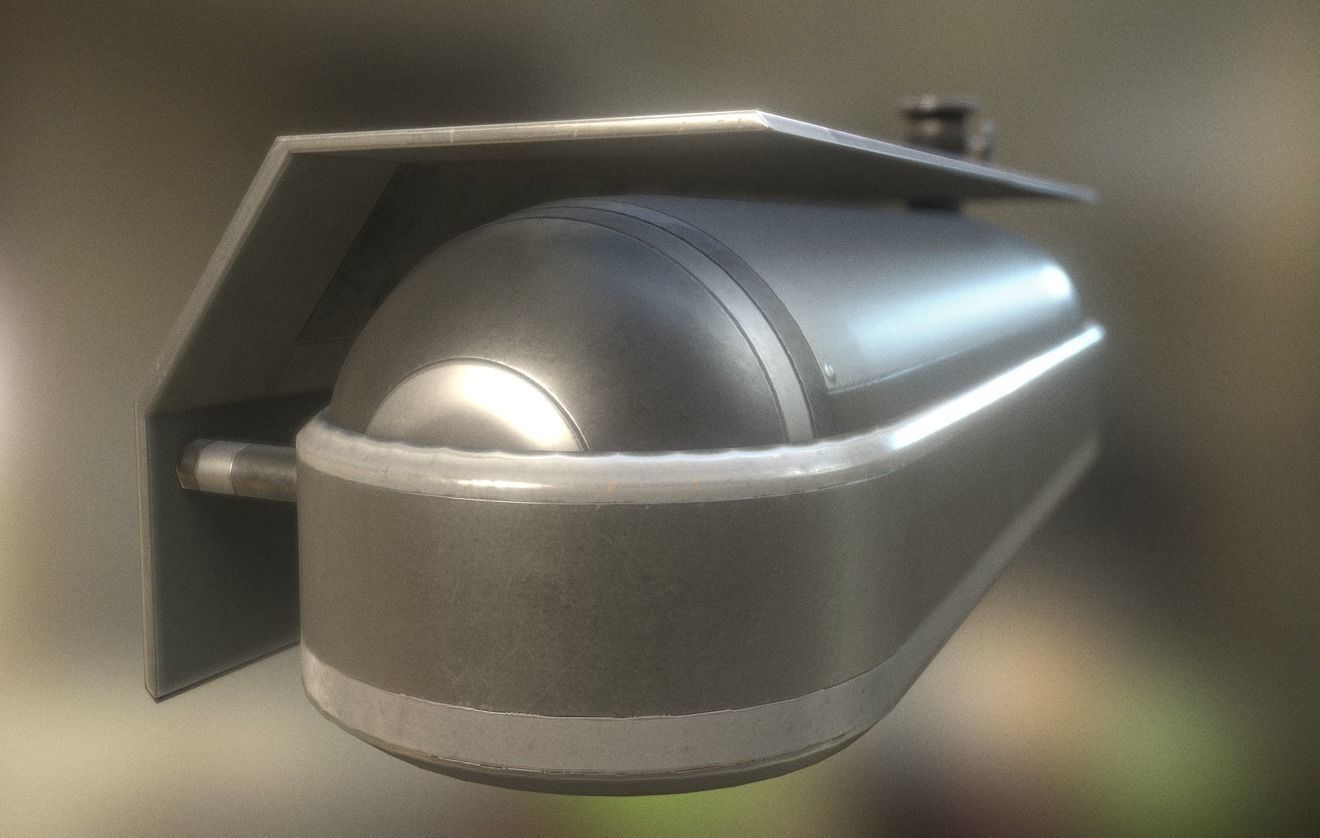 Fuel Tank Collection Low-poly 3D model_39
