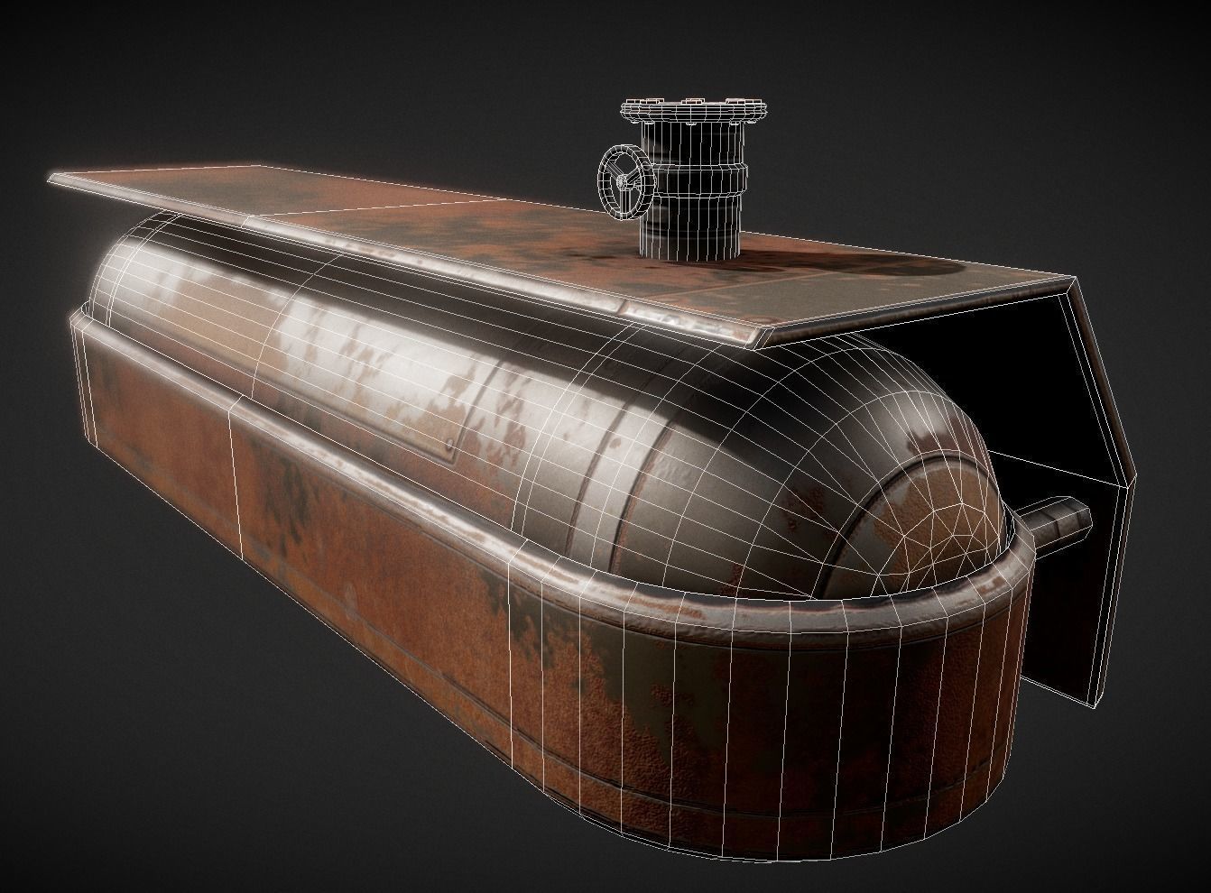 Fuel Tank Collection Low-poly 3D model_35